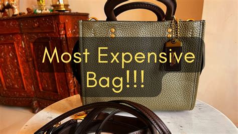 most expensive coach bag review